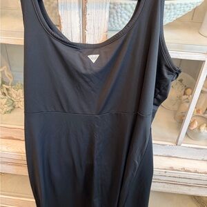 Columbia Black Active One-Piece Swimsuit with Triangle Logo